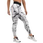 MARBLE LEGGINGS - White